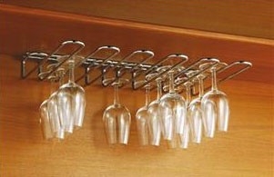 Soporte de copas 45x31,5cms de acero inoxidable