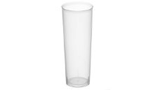 Vaso Tubo Plástico 10 unidades