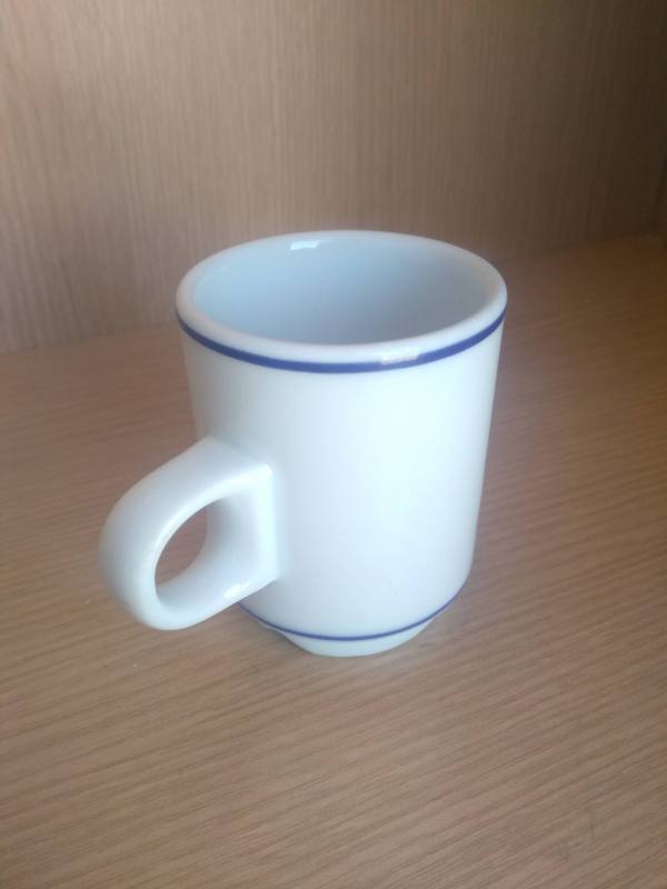 Taza café filo azul